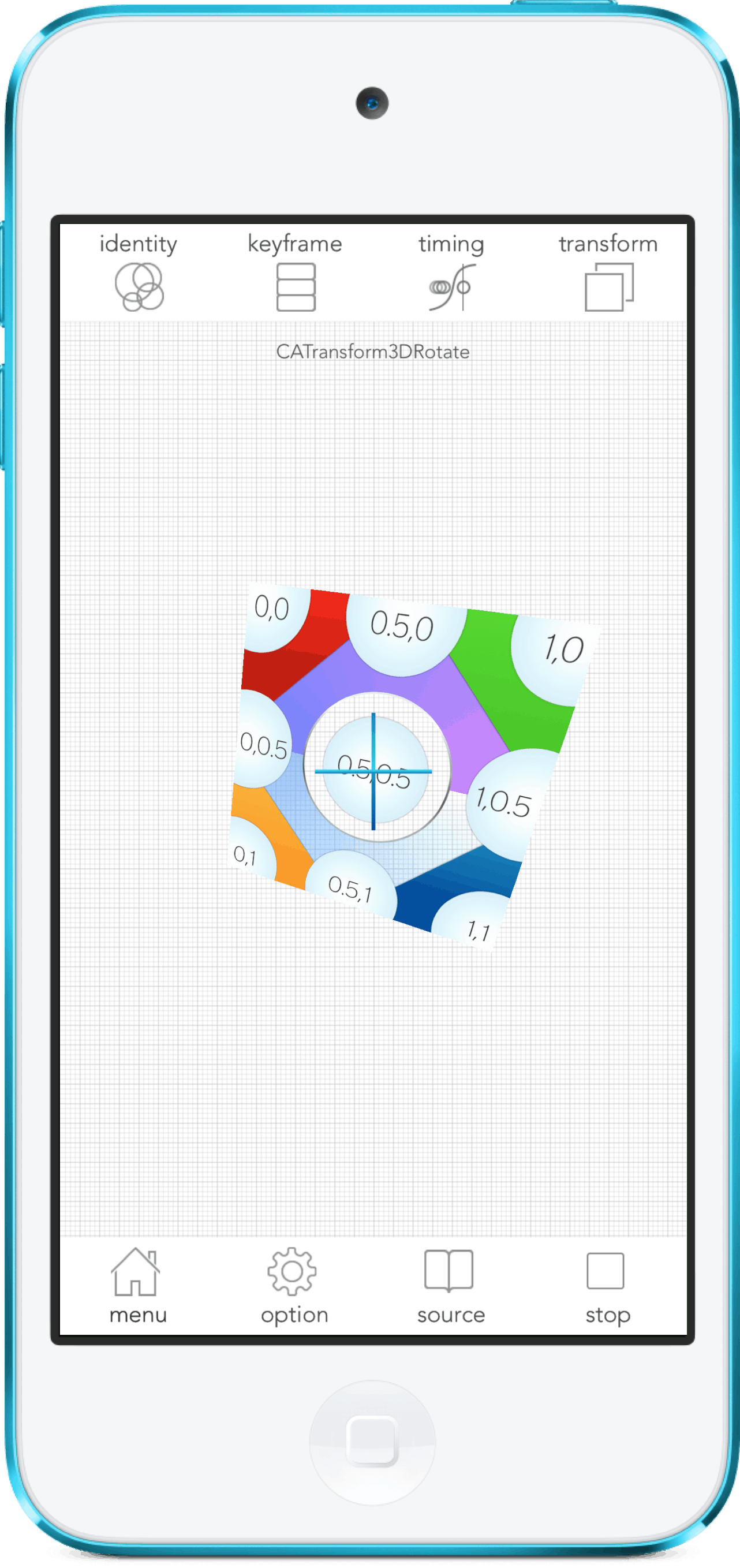 CodaX auf dem iPod Touch